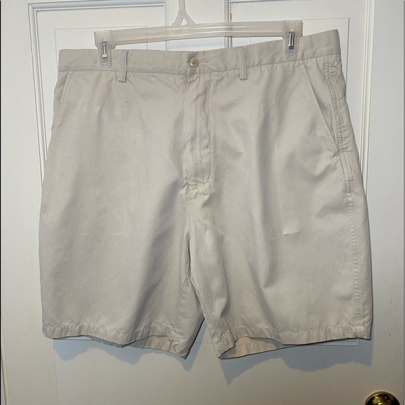 Saltaire Other - Saltaire Mens Silk Khaki Shorts SIZE 38